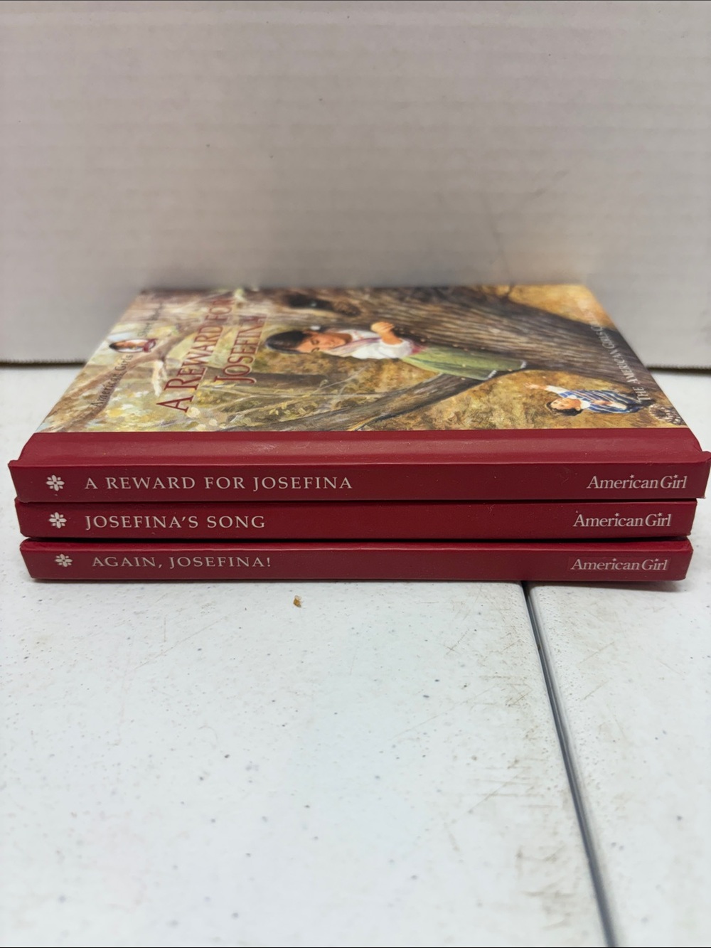 American Girl Josefina Red Hardcover Story Set - 3 Books